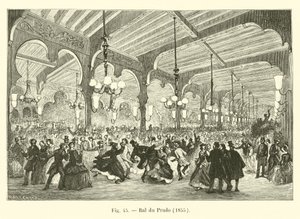 Baile del Prado, 1855 de French School