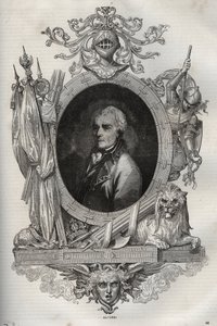 Barón Joseph Alvinczi (Alvinczy von Borberek) (1735-1810) general austriaco - Nueva Enciclopedia Nacional por Maurice La Charest - 1870 de French School