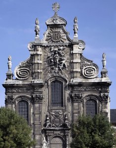 Arquitectura barroca: Fachada de la Iglesia de los Jesuitas (actual museo de Arte Sagrado). Cambrai, Norte (59) de French School