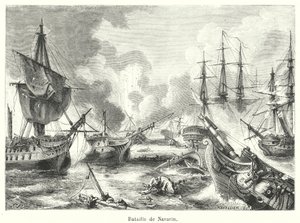 Batalla de Navarino de French School