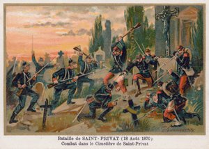 Batalla en el cementerio de Saint-Privat