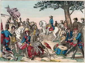 Batalla de Fontenoy de French School