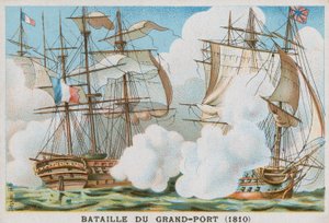 Batalla de Grand Port, 1810 de French School