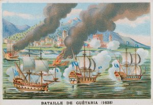 Batalla de Guetaria, 1638 de French School
