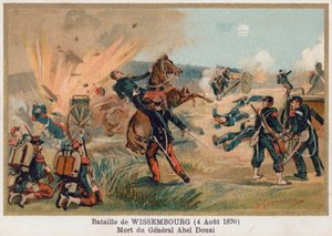 Batalla de Wissembourg, la muerte del general Douay de French School