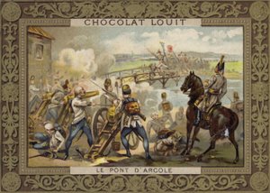 Batalla del Puente de Arcole, Italia, 1796 de French School