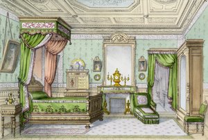 Dormitorio en estilo renacentista