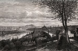 Bellevue (Seine-et-Oise) - grabado en “La France illustrée: géographie, histoire, administración statistique” por V.A. Malt-Brown. 1884 de French School