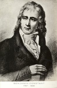 Benjamin Constant (1767-1830), político y escritor francés nacido en Suiza (litografía)