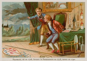 Benjamin Franklin, inventor del pararrayos y uno de los Padres Fundadores de los Estados Unidos (1706-1790)