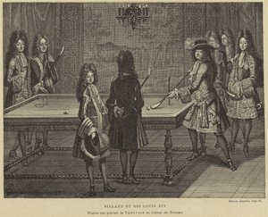 Mesa de billar del Rey Luis XIV de Francia