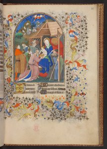 Libro de Horas, Add MS 32454 f.35r, Francia
