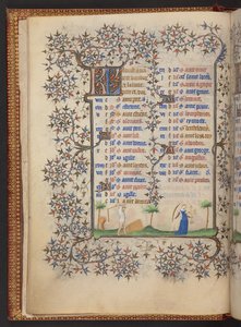 Libro de Horas, Add MS 32454 f.5v, Francia