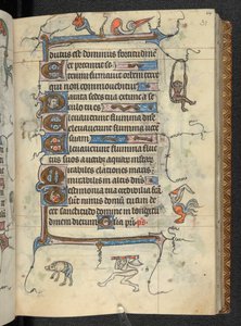Libro de Horas, uso de San Omer, Add MS 36684, f.31r, c.1318-25 (vitela) de French School