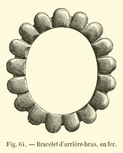 Brazalete de antebrazo, en hierro de French School