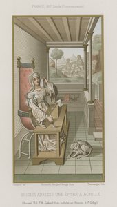 Briseida envía una epístola a Aquiles