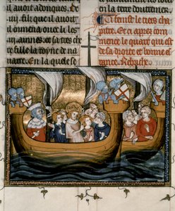 Séptima CRUZADA: Luis IX parte para la séptima cruzada (1248-54).