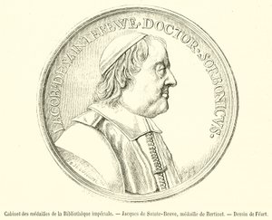 Gabinete de medallas de la Biblioteca Imperial, Jacques de Sainte-Beuve, medalla de Bertinet