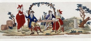 Café en París: chez Chereau, rue Jacques - grabado