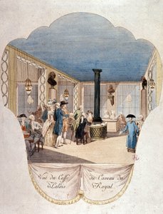 Café du Caveau du Palais Royal, París de French School