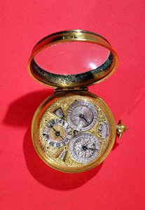 Reloj calendario, c.1690