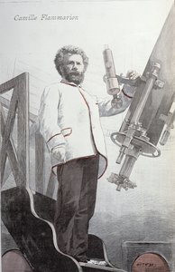 Camille Flammarion (1842-1925) de La Revue Illustrée, publicado en enero de 1891