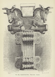 Capitel de Susa, Vista frontal, Louvre de French School