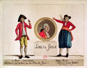 Caricatura de Luis XVI, Luis el Falso, de Le Père Duchesne, junio de 1791 de French School