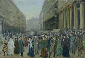 Carnaval en Lille (óleo sobre lienzo) de French School