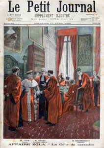 Caso Dreyfus - La Corte de Apelaciones durante el caso, ilustración de 
