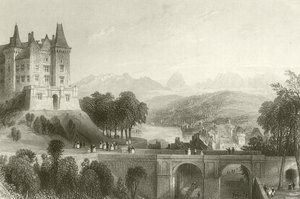 Castillo de Pau, lugar de nacimiento del rey Enrique IV de French School