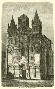 Catedral de Angulema (grabado) de French School