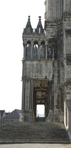 Catedral de Chartres, detalle del portal sur de French School