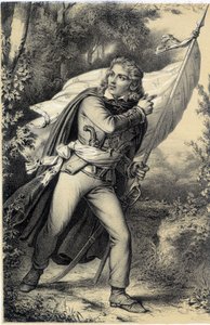 Cathelineau - en Galerie historique de la Révolution française por Albert? Maurin de French School