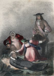 Catalina I de Rusia (Marta Elena Skavronska, luego Marfa Samuilovna Skavronskaya) - Catalina I (1684 - 1727), niña, encuentra al Pastor Skovronski, el pastor que la crió, muriendo entre los muertos de Mariembourg, una ciudad invadida por los rusos - en “Th