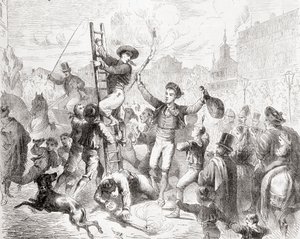 Celebración de la Epifanía, del Día de los Reyes, Madrid, de 