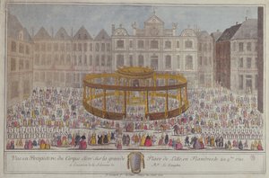 Celebraciones en Lille en honor al nacimiento del Delfín, 1781 de French School