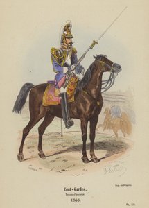 Cent-Gardes, uniforme de escolta