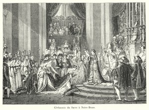 Ceremonia del Sacre en Notre-Dame