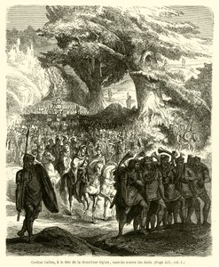 Cestio Galo, al frente de la duodécima legión, marcha contra los judíos de French School