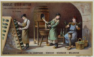 Fabricación de champán de French School