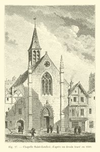 Capilla Saint-Leufroi de French School