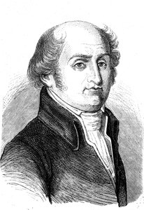 CharlesGilbert ROMME (1750-1795), matemático, revolucionario y político francés. Grabado 1868 de French School