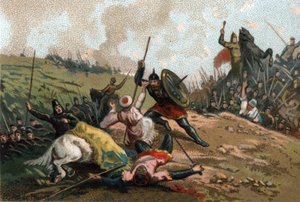 Carlos Martel detuvo la invasión y mató al líder del Ejército de Abd al-Rahman I (731-788), líder de los sarracenos de French School