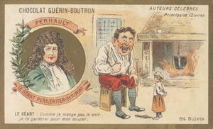Charles Perrault (1628-1703), hombre de letras francés, autor de “Le géant Perileriferigerimini” de French School