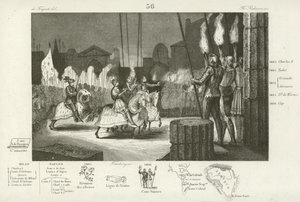 Carlos VIII de Francia entrando en Roma en triunfo, 1494 de French School