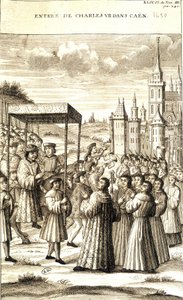 Carlos VII entró en Caen en 1450