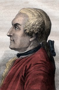 Charles de La Condamine (1701-1774) explorador y científico francés - Retrato de Charles Marie de La Condamine (1701-1774), explorador y científico francés - ilustración tomada de 