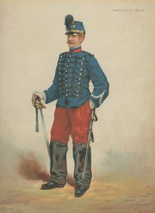Cazador a caballo de French School