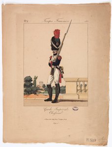 Cazador de la Guardia Imperial, Tropas Francesas, no. 4 de French School
